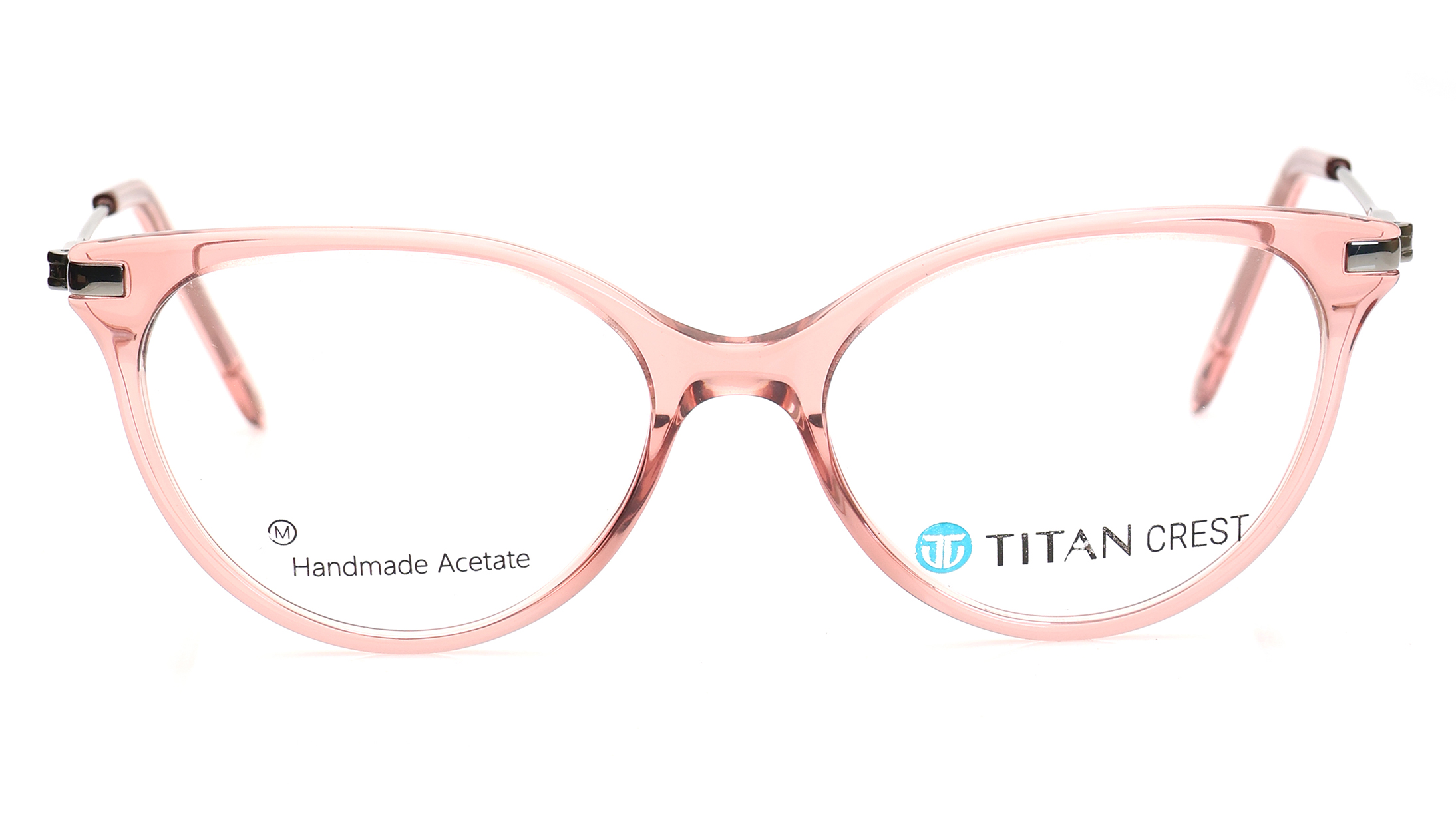 Image 1 of Pink CatEye Eyeglasses for Women from Titan Available at Titan Eye+