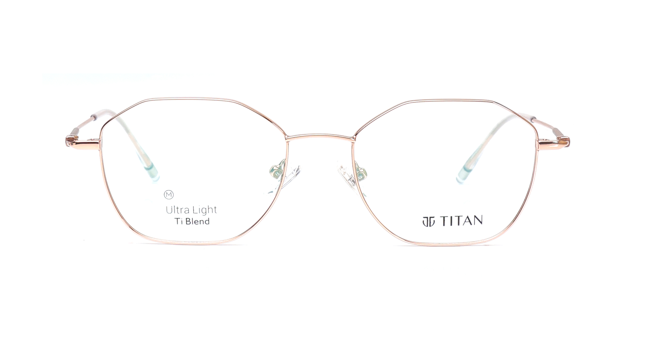 Image 1 of Pink Geometric Eyeglasses for Women from Titan Available at Titan Eye+