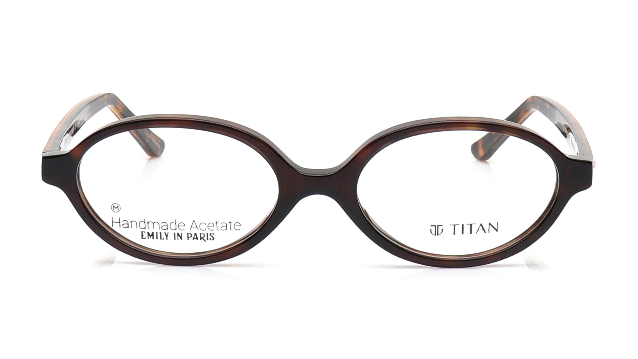 Image 1 of Brown CatEye Eyeglasses for Women from Titan Available at Titan Eye+