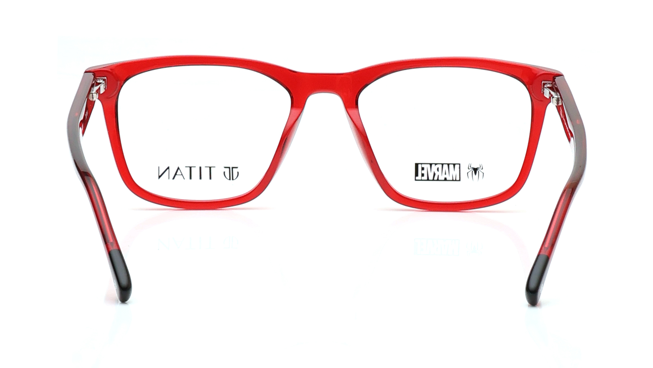 Red Square Eyeglasses for Men and Women available online at Titan Eye+