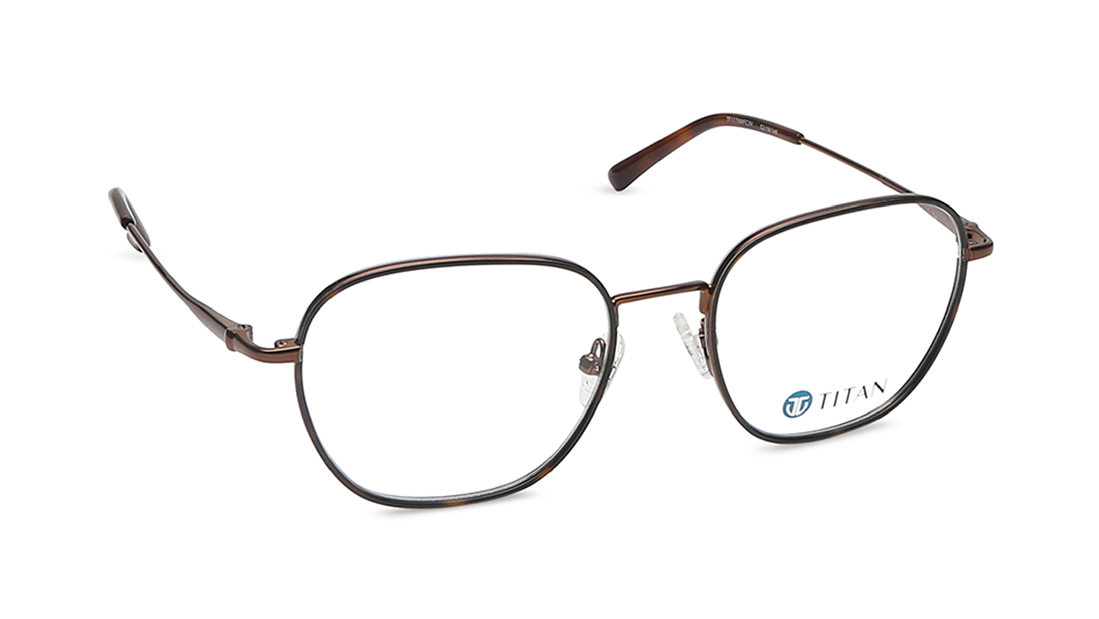 Brown Square Rimmed Eyeglasses(TF1176MFC3V)