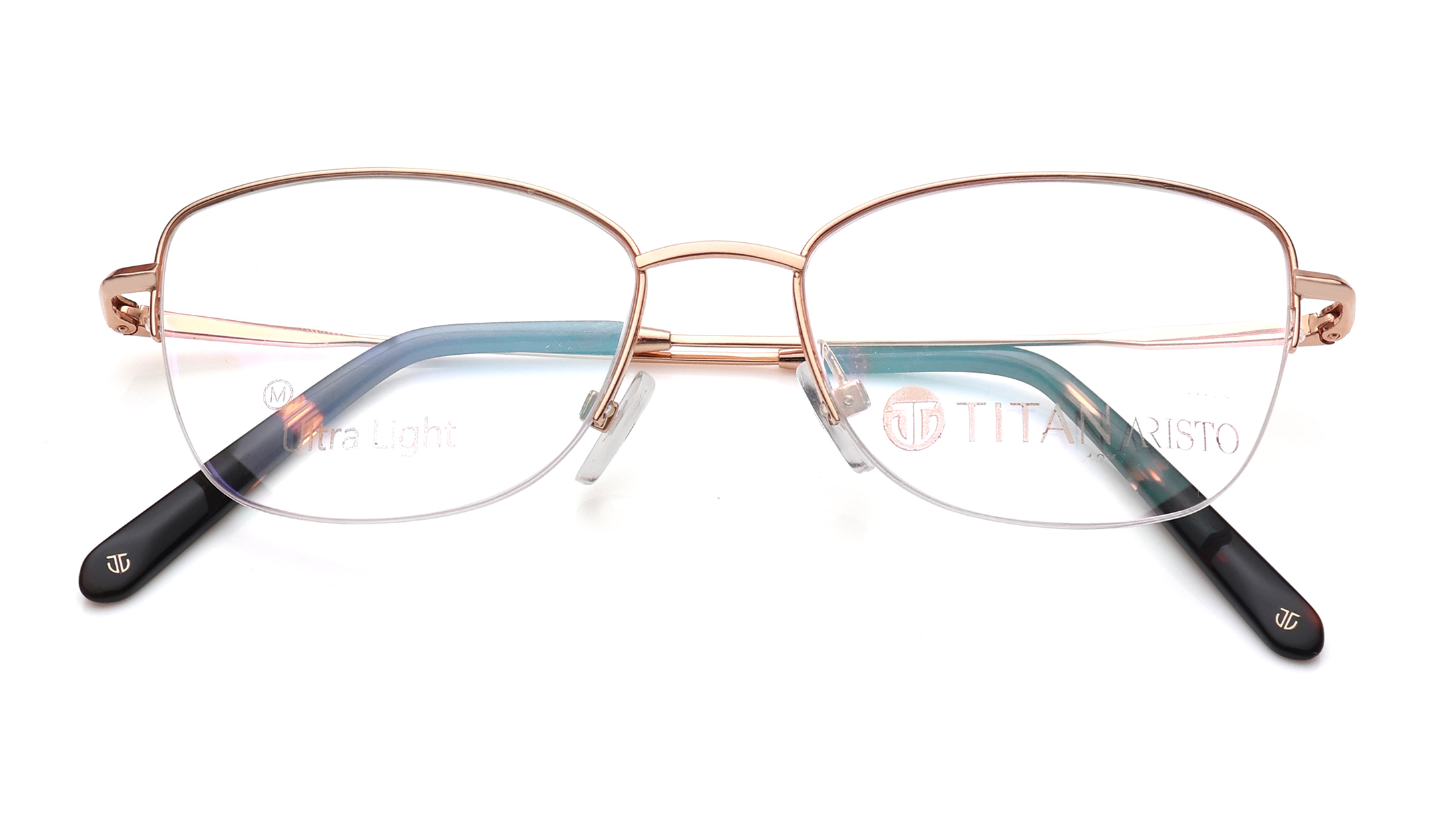Rose Gold CatEye Eyeglasses for Women available online at Titan Eye+