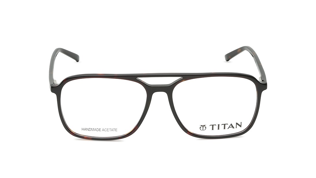 Image 1 of Black Square Rimmed Eyeglasses(TI1035MFP3V) from Fastrack Available at Titan Eye+
