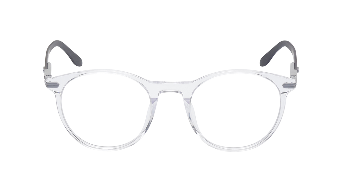 Image 1 of Transparent Round Rimmed Eyeglasses for Men from Titan Available at Titan Eye+