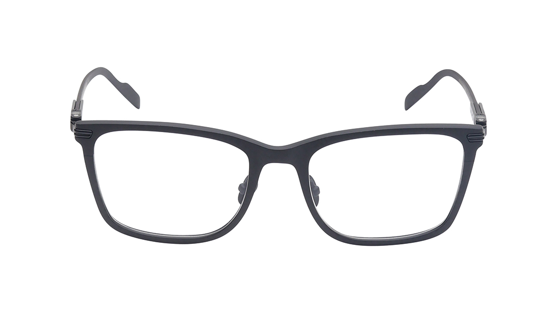 Image 1 of Black Rectangle Eyeglasses for Men from Titan Available at Titan Eye+
