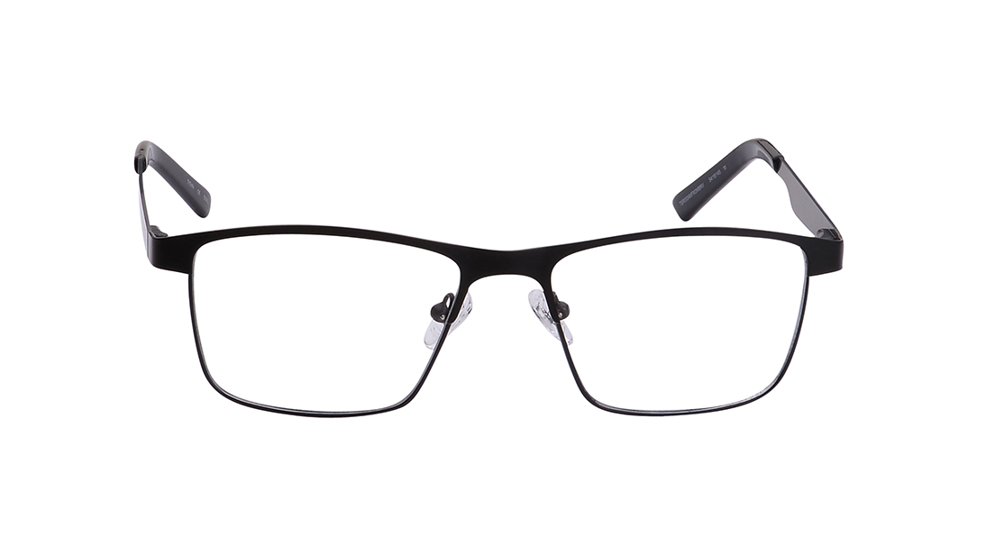 Image 1 of Brown Square Eyeglasses for Men from Titan Available at Titan Eye+