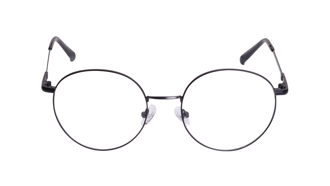 Image 1 of Black Round Rimmed Eyeglasses for Men And Women from Titan Available at Titan Eye+