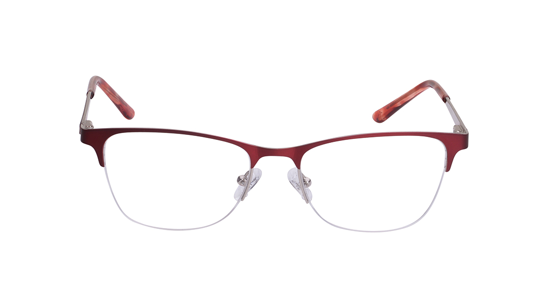 Image 1 of Maroon CatEye Eyeglasses for Men from Titan Available at Titan Eye+