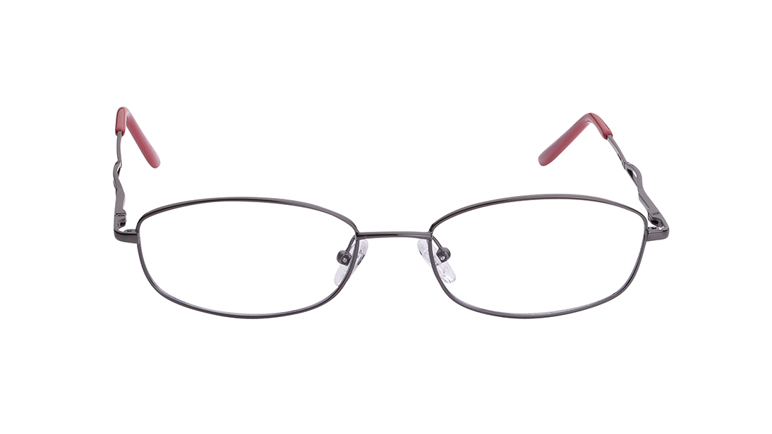 Image 1 of Grey Round Eyeglasses for Women from Titan Available at Titan Eye+