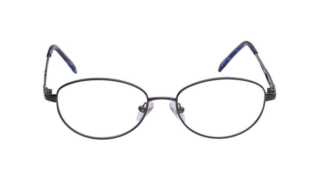 Image 1 of Black Oval Eyeglasses for Women from Titan Available at Titan Eye+