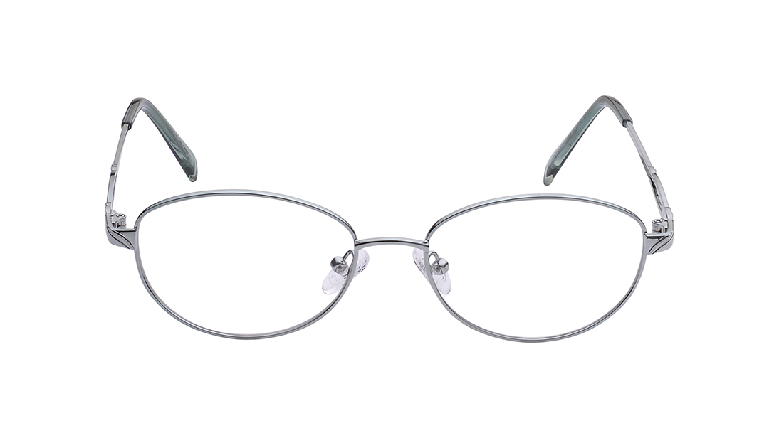Image 1 of Green Ellipse Rimmed Eyeglasses for Women from Titan Available at Titan Eye+