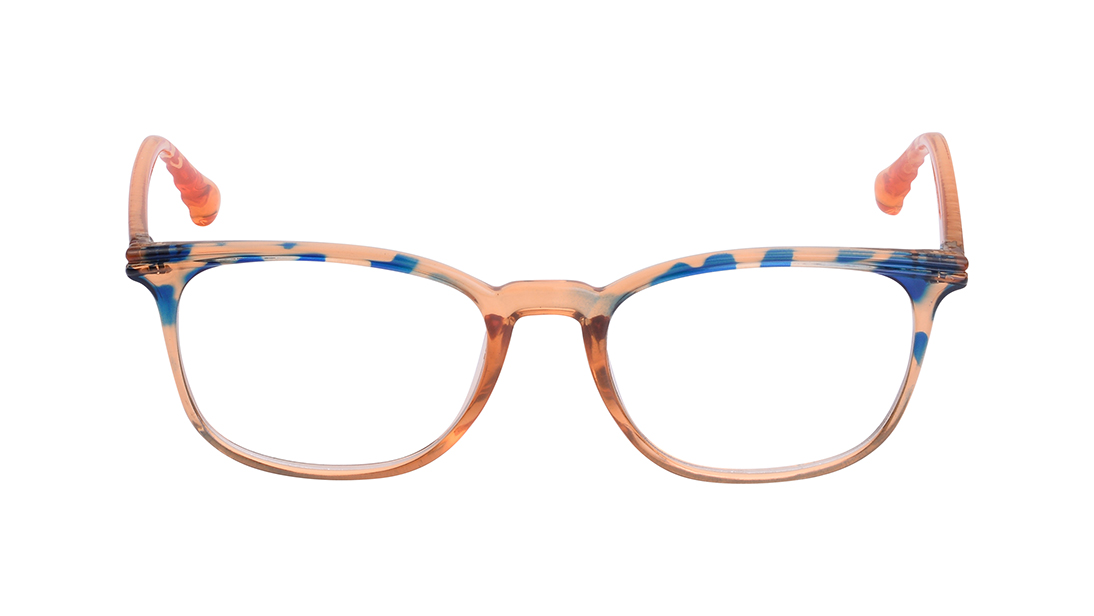 Image 1 of Blue Square Rimmed Eyeglasses for Women from Titan Available at Titan Eye+