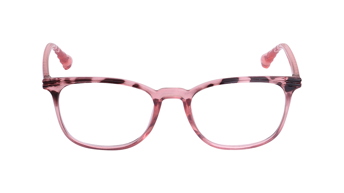 Image 1 of Brown Square Rimmed Eyeglasses for Women from Titan Available at Titan Eye+