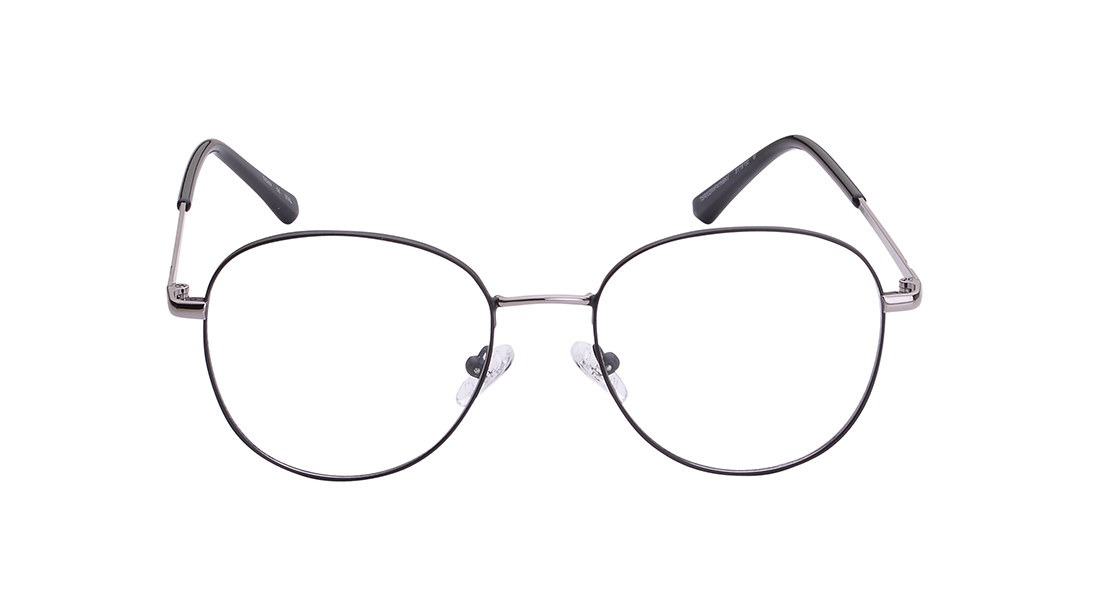 Image 1 of Black Round Eyeglasses for Women from Titan Available at Titan Eye+