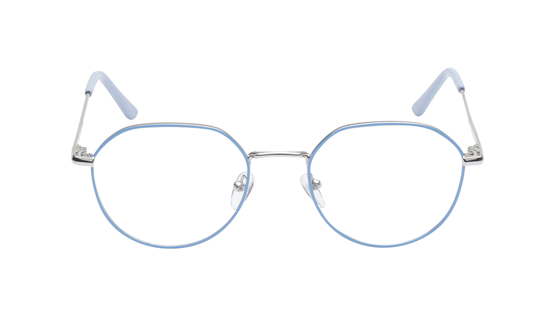 Image 1 of Gunmetal Polygon Rimmed Eyeglasses for Men And Women from Titan Available at Titan Eye+