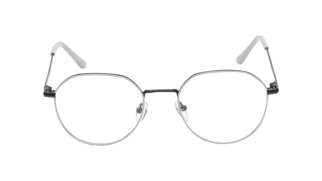 Image 1 of Black Polygon Eyeglasses for Men and Women from Titan Available at Titan Eye+