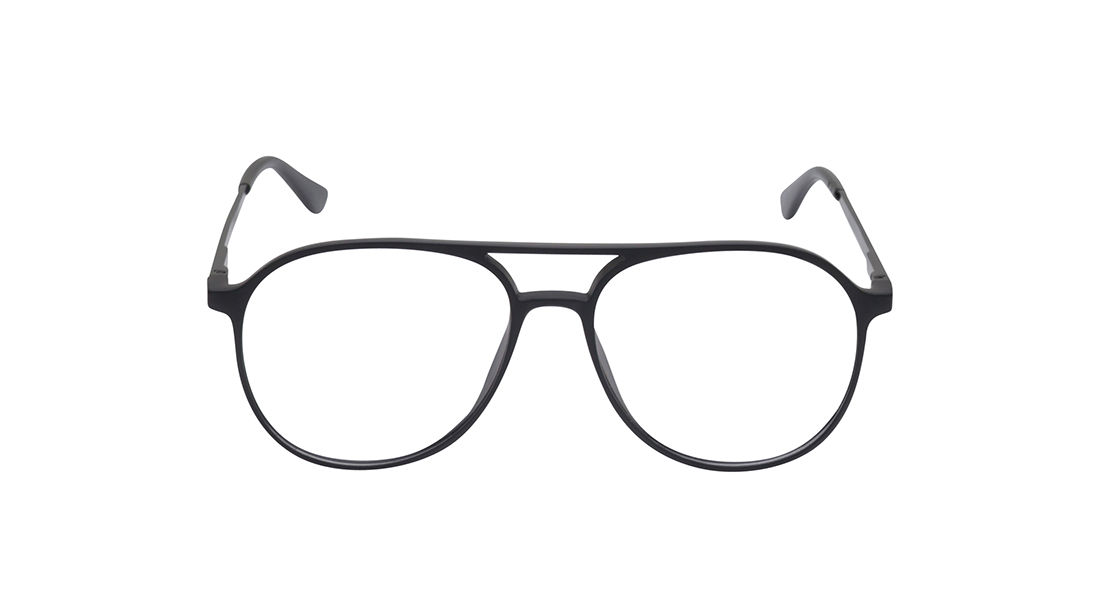 Image 1 of Black Oval Rimmed Eyeglasses for Men and Women from Titan Available at Titan Eye+