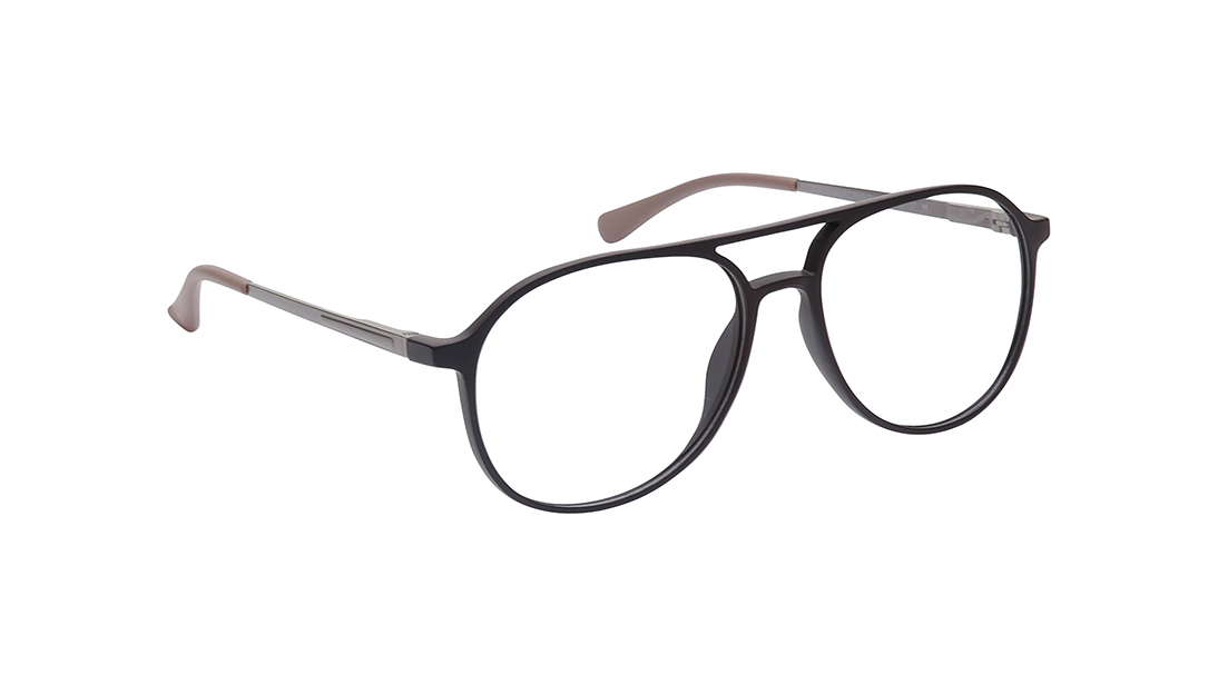 Brown Oval Rimmed Eyeglasses for Men and Women