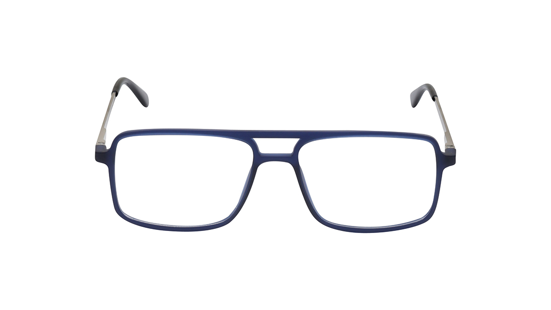 Image 1 of Blue Rectangle Eyeglasses for Men from Ace by Titan Available at Titan Eye+
