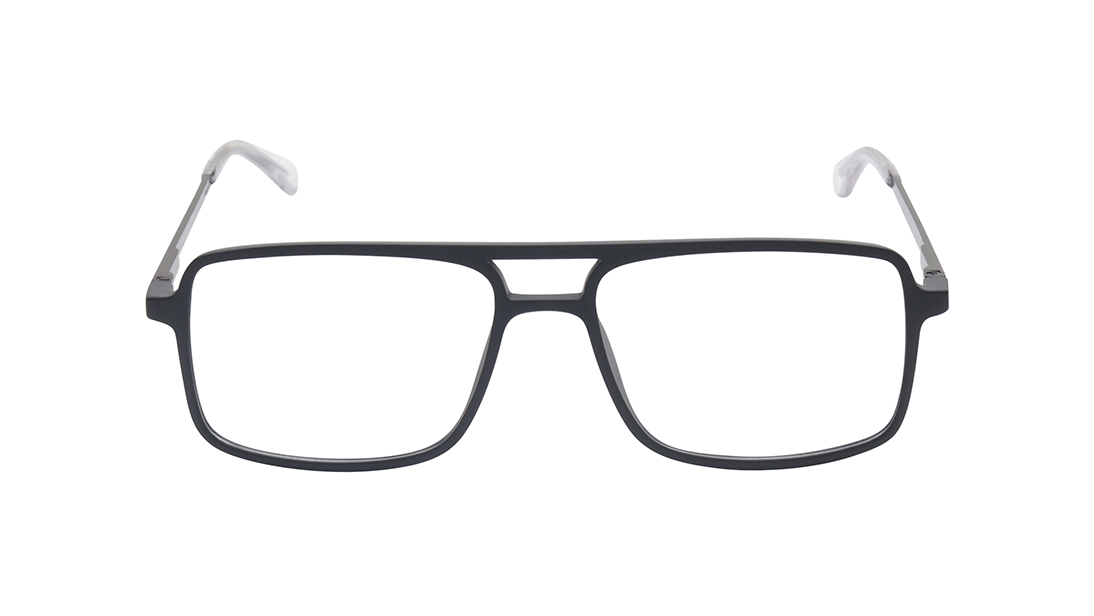 Image 1 of Grey Rectangle Rimmed Eyeglasses for Men from Titan Available at Titan Eye+