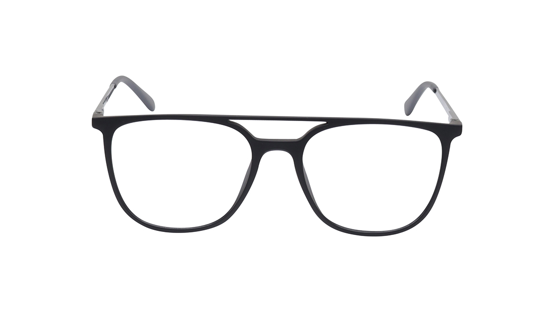 Image 1 of Black Square Rimmed Eyeglasses for Men from Titan Available at Titan Eye+