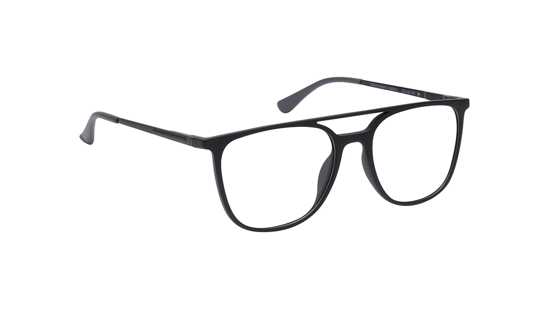 Black Square Rimmed Eyeglasses for Men