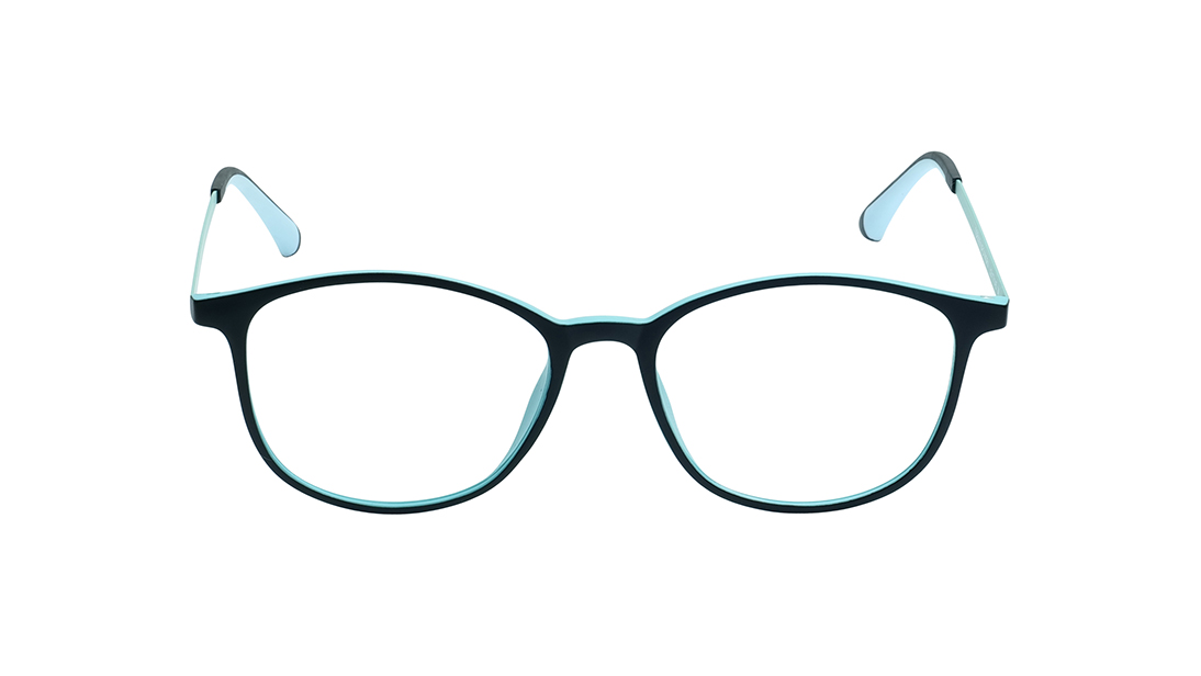 Image 1 of Green round Rimmed Eyeglasses for Men And Women from Titan Available at Titan Eye+