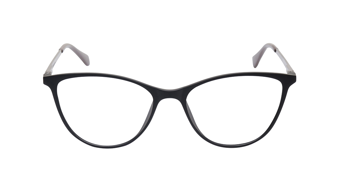 Image 1 of Black Cateye Rimmed Eyeglasses for Women from Titan Available at Titan Eye+