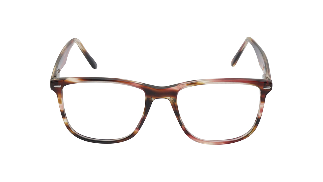 Image 1 of Brown Wayfarer Eyeglasses for Men from Titan Available at Titan Eye+