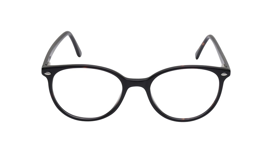 Image 1 of Black Oval Eyeglasses for Women from Titan Available at Titan Eye+