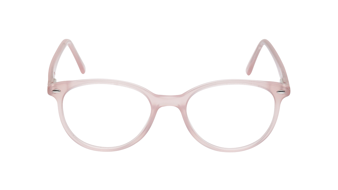 Image 1 of Pink Round Rimmed Eyeglasses for Men and Women from Titan Available at Titan Eye+
