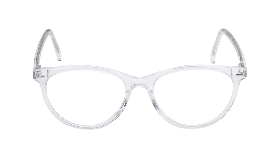 Image 1 of Transparent Oval Eyeglasses for Men from Titan Available at Titan Eye+