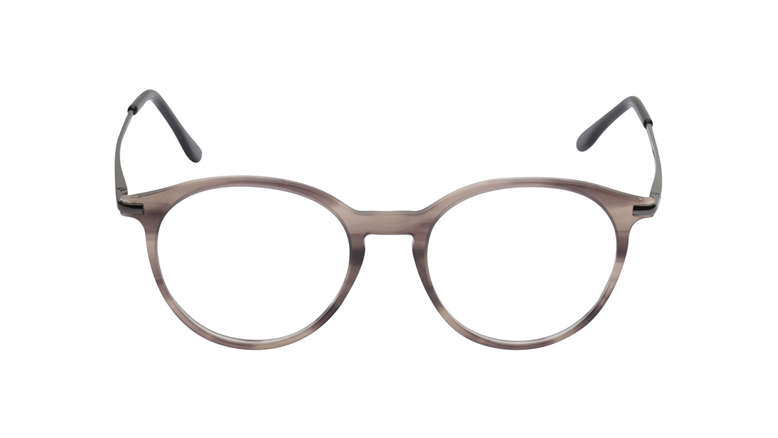 Image 1 of Brown Round Eyeglasses for Men from Titan Available at Titan Eye+