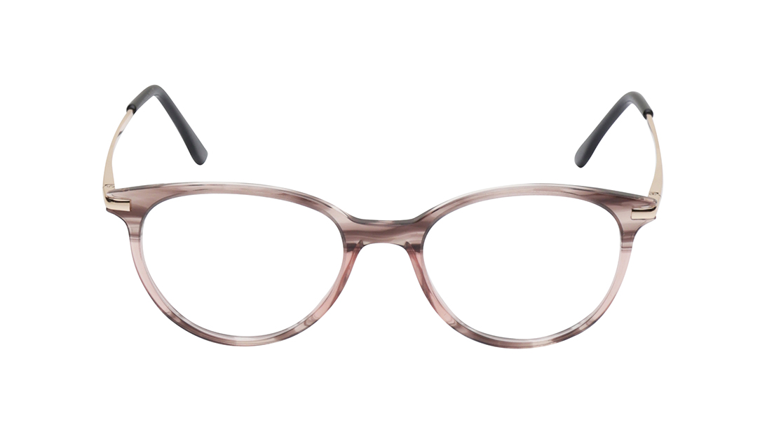 Image 1 of Brown Round Eyeglasses for Women from Titan Available at Titan Eye+