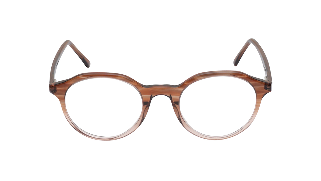 Image 1 of Brown Round Eyeglasses for Men and Women from Titan Available at Titan Eye+