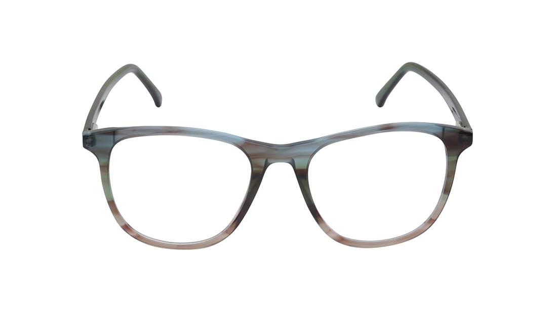 Image 1 of Grey Wayfarer Eyeglasses for Women from Titan Available at Titan Eye+