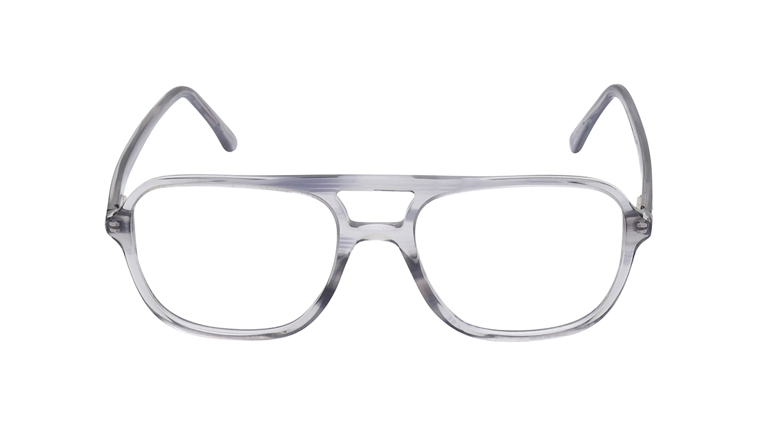 Image 1 of Grey Navigator Eyeglasses for Women from Titan Available at Titan Eye+