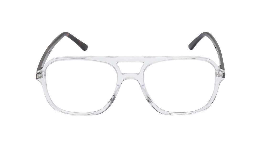 Image 1 of Transparent Aviator Eyeglasses for Men from Titan Available at Titan Eye+