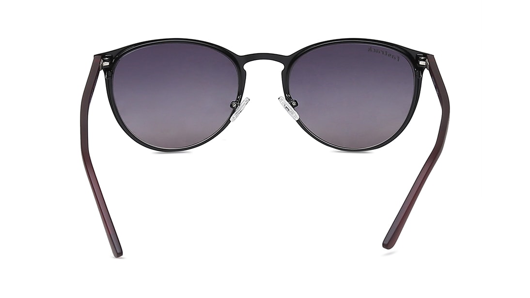 Oval Rimmed Sunglasses Fastrack C060BK2 at best price Titan Eye