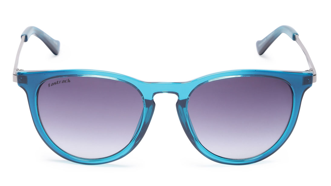 Image 1 of Grey Wayfarer Men Sunglasses (C086BK4F|50) from Fastrack Available at Titan Eye+