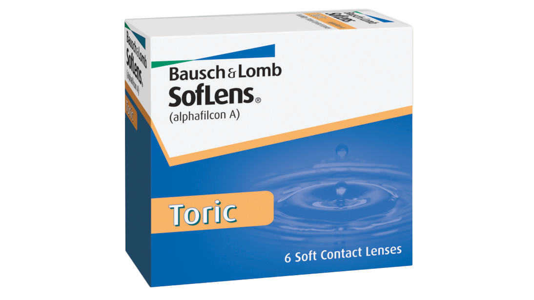 Image 1 of Monthly Disposable Soflens 66 Toric Lenses by Bausch and Lomb - 6 Lens per Box from Bausch and Lomb Available at Titan Eye+