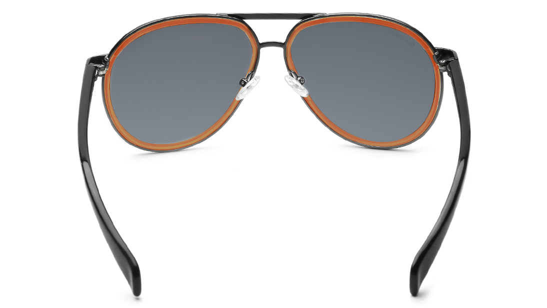 Grey Aviator Sunglasses for Men available online at Titan Eye+