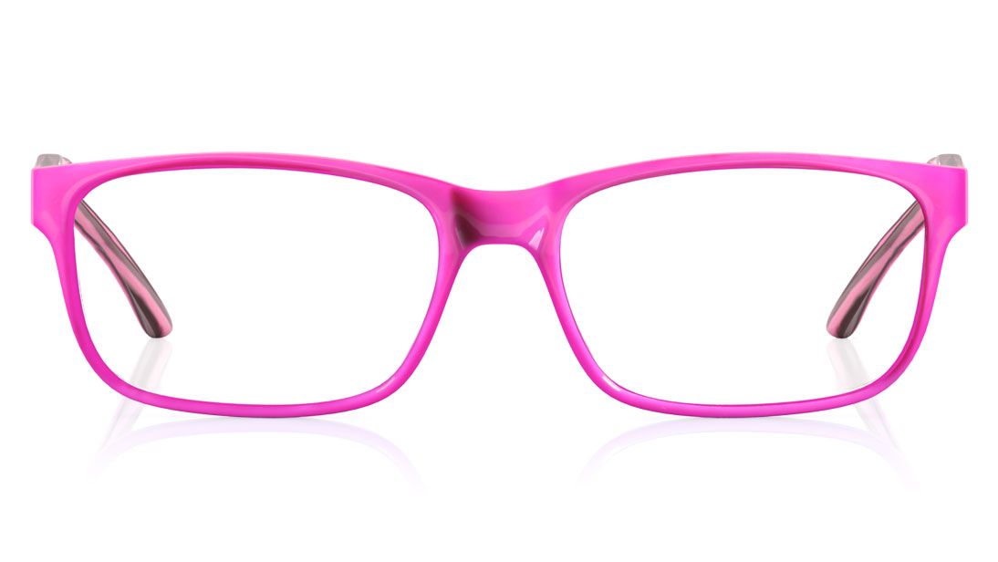 Image 1 of Purple Square Eyeglasses for Kids from Dash Available at Titan Eye+