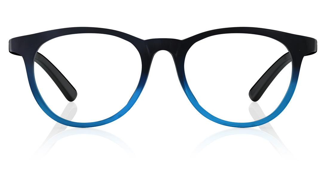 Image 1 of Black Wayfarer Eyeglasses for Kids from Dash Available at Titan Eye+