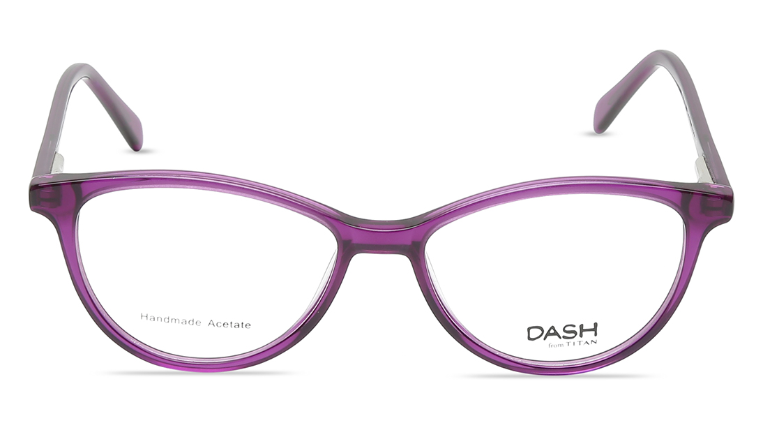 Image 1 of Purple CatEye Eyeglasses for Kids from Dash Available at Titan Eye+