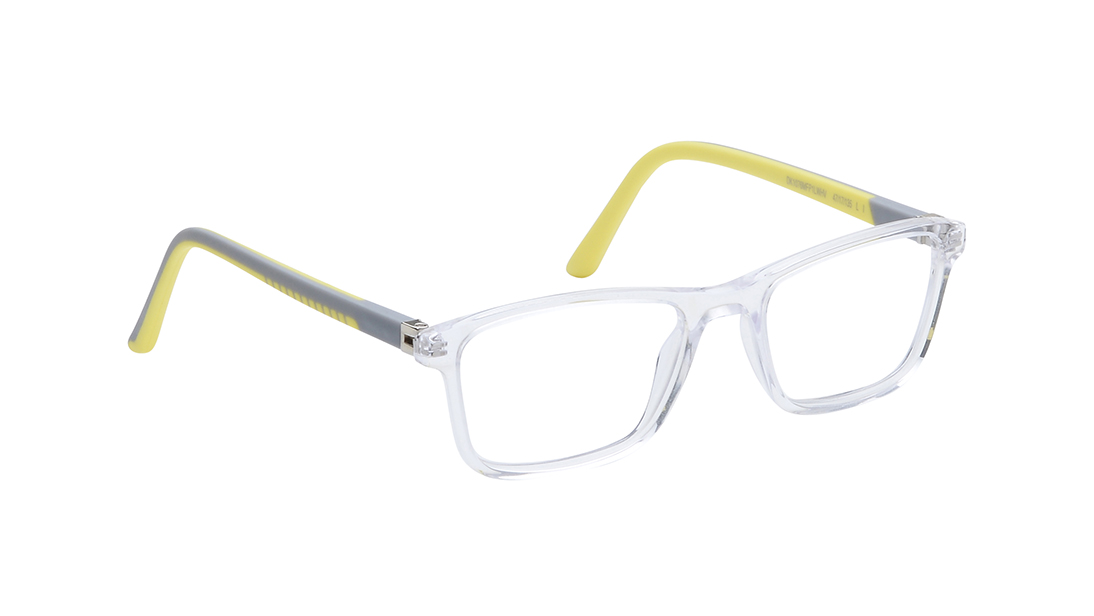 Transparent Rectangle Eyeglasses for Kids