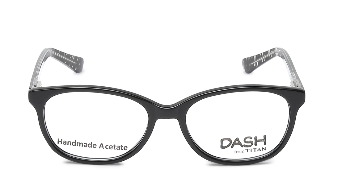 Image 1 of Black CatEye Eyeglasses for Kids from Dash Available at Titan Eye+