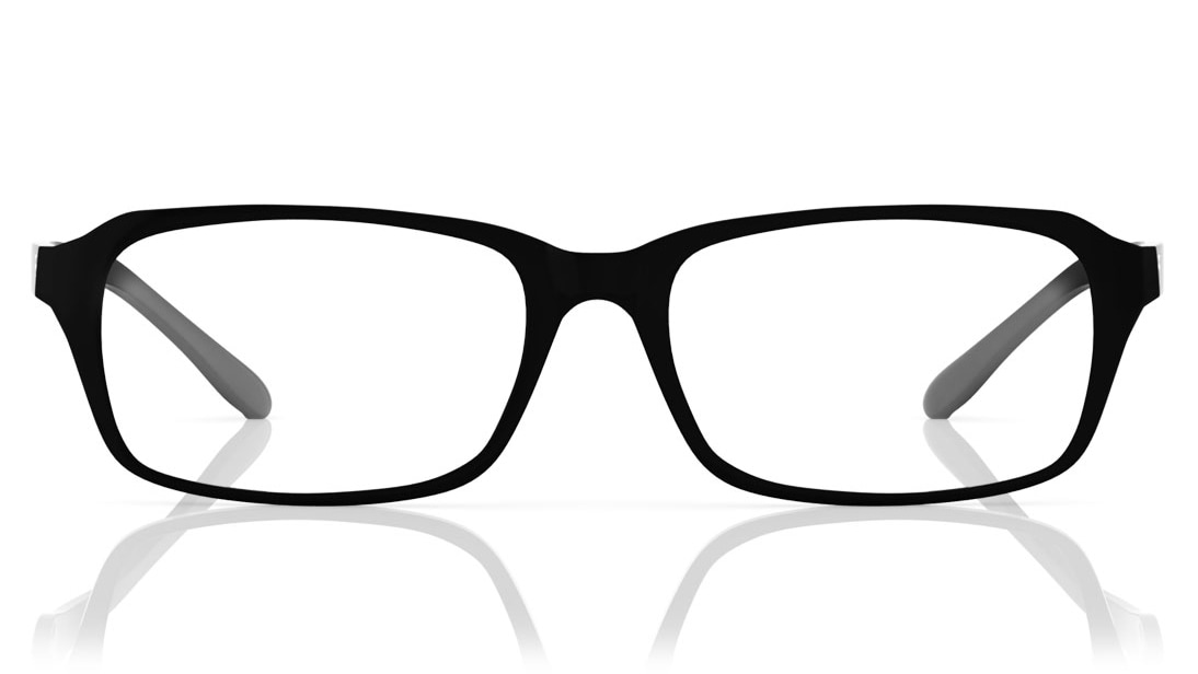 Image 1 of Black Rectangle Eyeglasses for Men from Titan Available at Titan Eye+