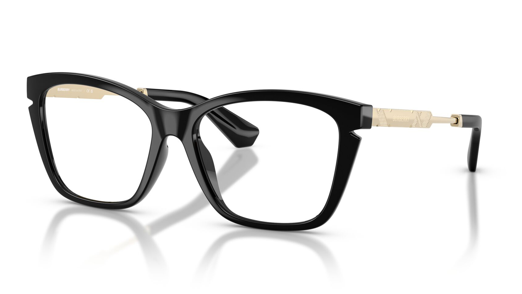 Black CatEye Eyeglasses for Women available online at Titan Eye+ display picture 1