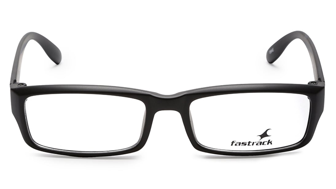Image 1 of Black Rectangle Rimmed Eyeglasses (FT1003A1A1|53) from Fastrack Available at Titan Eye+